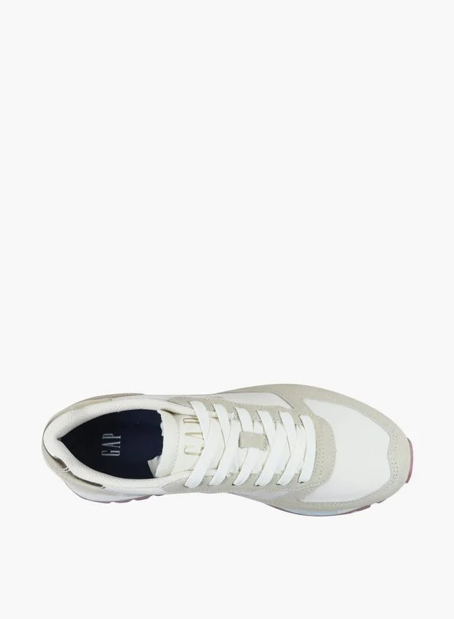 Gap CREAM Women Osaka Lace-Up Ankle Sneakers for Women | Best Price UAE