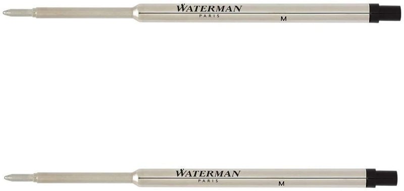 Waterman Black Medium Point Ballpoint Pen Refill (2 Pack) - Image 4