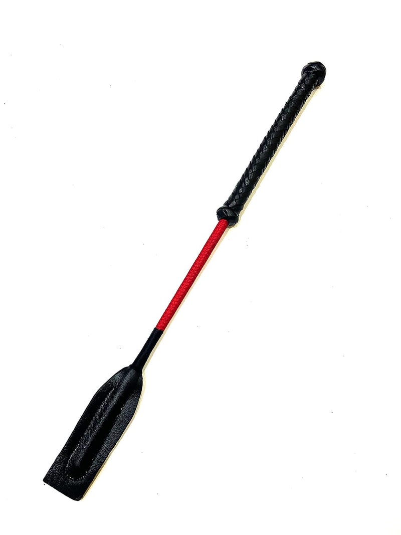 PETS TRIANGLE 45 CM Genuine Leather Braided Stick for Dog Walking and Dog Training (Fuchsia) - Image 2