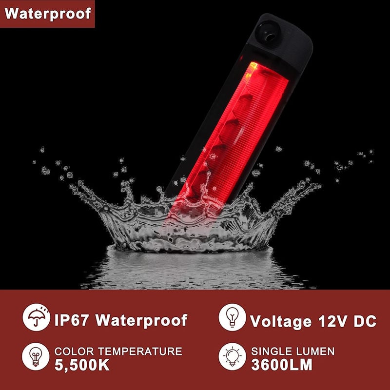BINQIGOO Smoked Lens 9-LED Third Brake Light Assembly for Toyota Models - Image 5