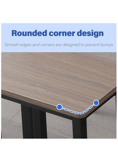 Chulovs Dining Table Set,Bar Table Set,Bar Table and Chairs Set, 3-Piece Pub Table Set for Small Space, Kitchen Bar Height Table with Stools of 2, Easy to Assemble  - Image 3