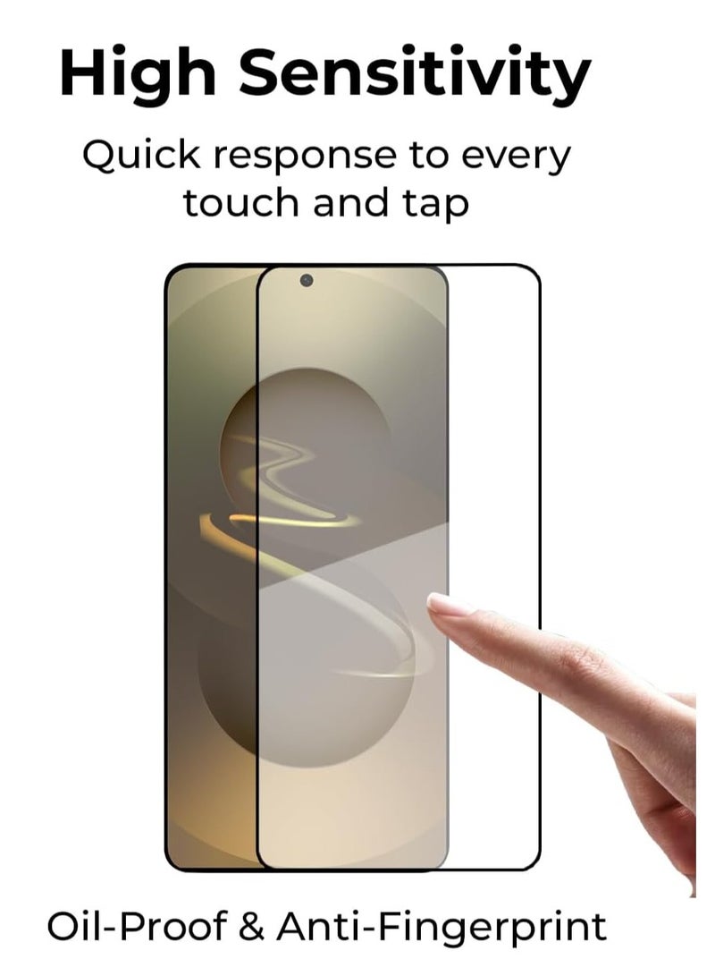 MIGOFAST Screen Protector for Samsung Galaxy S25 Edge, 9H Tempered Glass, Full Coverage, HD Clarity, Fingerprint ID Compatible Samsung Galaxy S25 Edge - Image 3
