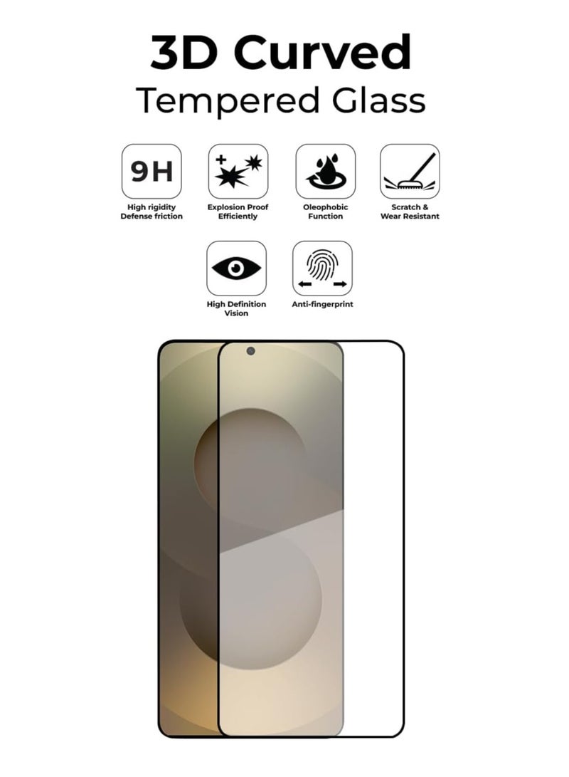MIGOFAST Screen Protector for Samsung Galaxy S25 Edge, 9H Tempered Glass, Full Coverage, HD Clarity, Fingerprint ID Compatible Samsung Galaxy S25 Edge - Image 4