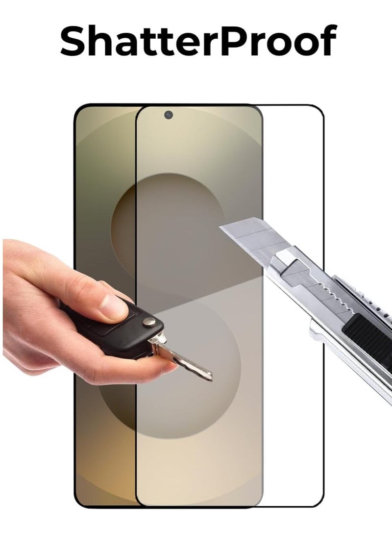 MIGOFAST Screen Protector for Samsung Galaxy S25 Edge, 9H Tempered Glass, Full Coverage, HD Clarity, Fingerprint ID Compatible Samsung Galaxy S25 Edge - Image 2