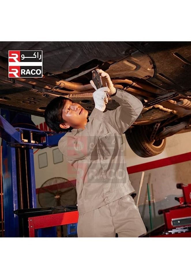 RACO - RACO Industrial Coverall Long Sleeves Pre-Shrunk 190GSM 100% Twill Cotton M - Image 1
