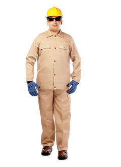 RACO Industrial Coverall Long Sleeves Pre-Shrunk 190GSM 100% Twill Cotton M