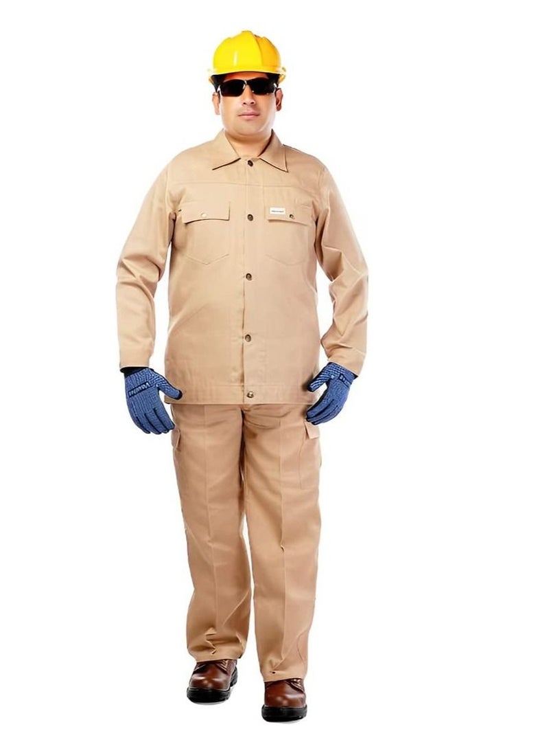 RACO - RACO Industrial Coverall Long Sleeves Pre-Shrunk 190GSM 100% Twill Cotton M - Image 1