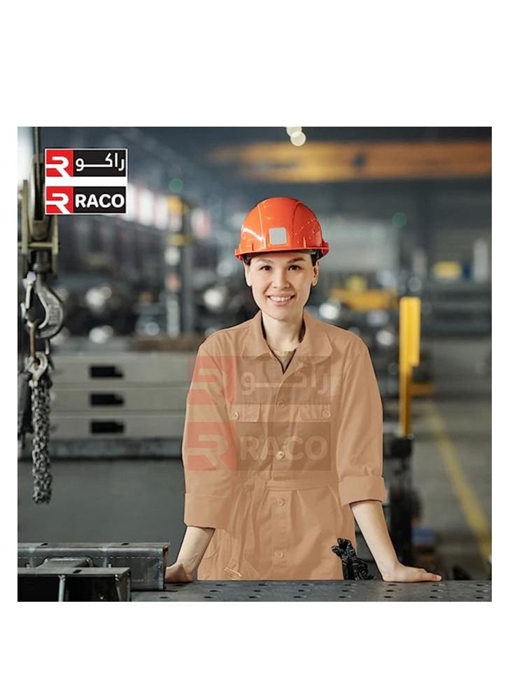 RACO - RACO Industrial Coverall Long Sleeves Pre-Shrunk 190GSM 100% Twill Cotton M - Image 1