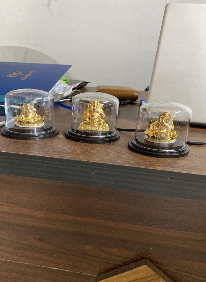 Even Plastic Dome with Dark Brown Base, Tabletop Centerpiece Display Cloche, Clear and Unbreakable, Dome for Storage Lord s Statue, showpieces, jwellery (Big Dome (9 x 7.8 cm)) - Image 3