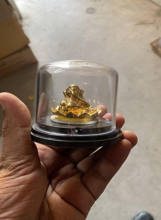 Even Plastic Dome with Dark Brown Base, Tabletop Centerpiece Display Cloche, Clear and Unbreakable, Dome for Storage Lord s Statue, showpieces, jwellery (Big Dome (9 x 7.8 cm)) - Image 4