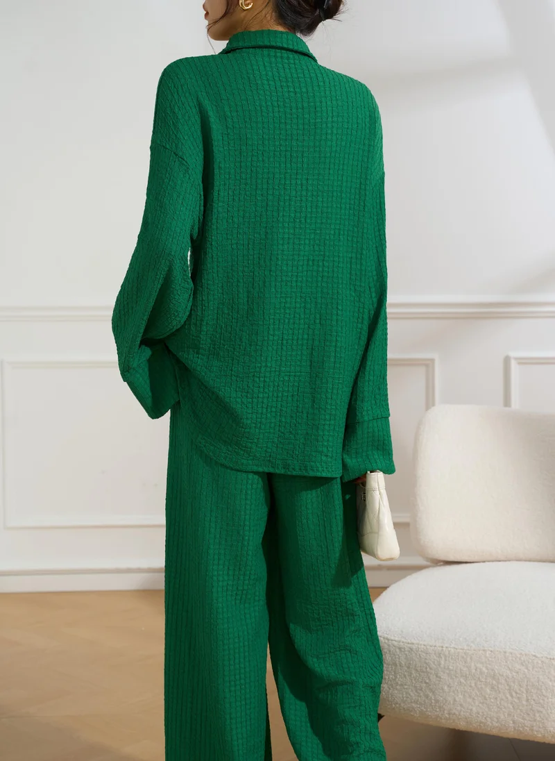 Hassal  Emerald Two Piece Suit Dark for Women | Best Price UAE