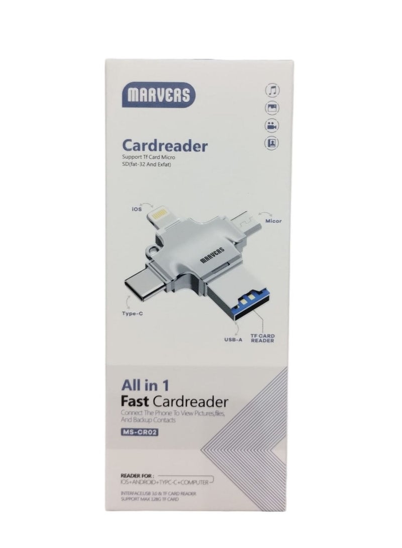 أعجوبة قارئ بطاقات MS-CR02 السريع متعدد الاستخدامات لجميع الأجهزة - Image 3