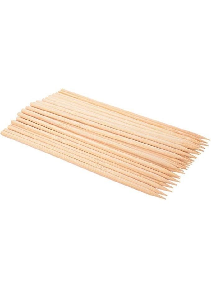 Natural Wooden BBQ Skewers, Pack of 40, Long - Image 4