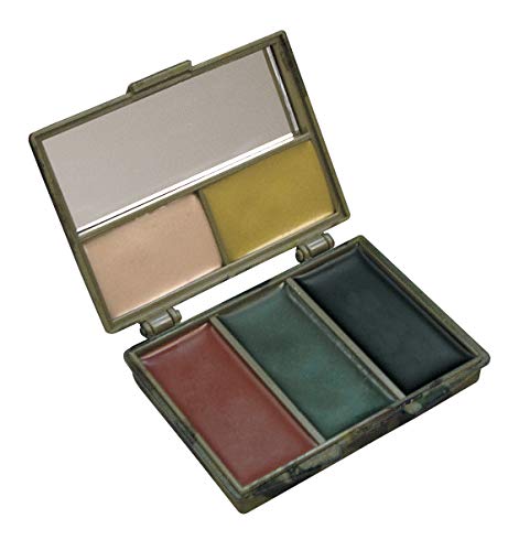 Rothco Woodland Camo Face Paint Compact Palette - Hunting Camouflage for Concealment - Image 1