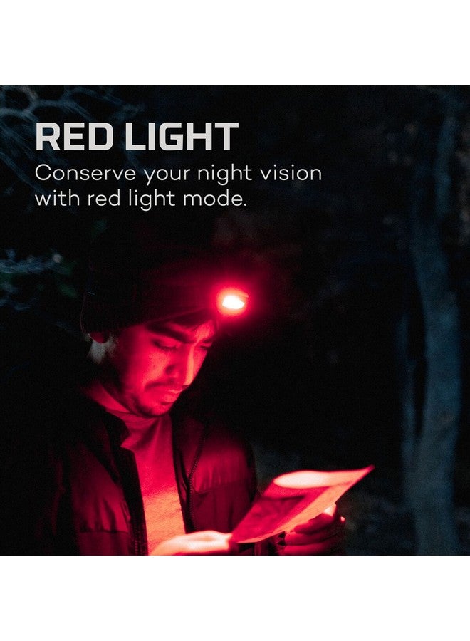 NEBO Einstein Rechargeable 400 Lumen Headlamp Grey and Black 9.8 x 4.4 x 12.3 cm NEB-HLP-0005-G - Image 2