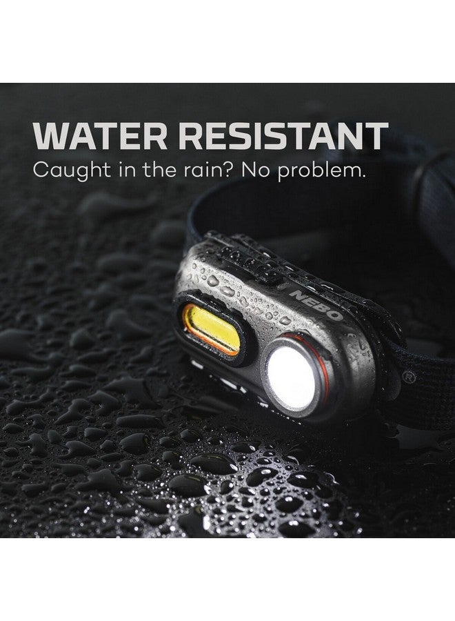 NEBO Einstein Rechargeable 400 Lumen Headlamp Grey and Black 9.8 x 4.4 x 12.3 cm NEB-HLP-0005-G - Image 5