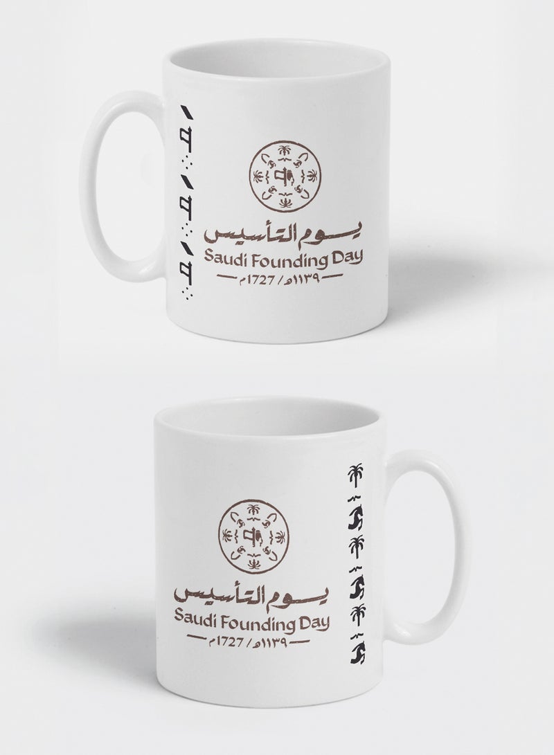 LOWHA Ceramic 11 oz Mug for Saudi Founding Day - Image 3