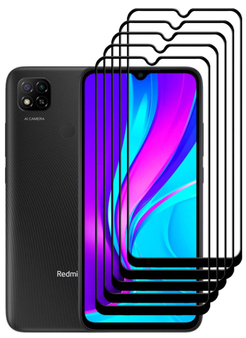 ACLIX 5 Pieces Antistatic ESD Dustproof Premium Quality High Definition Tempered Glass Screen Protector Designed For Xiaomi Redmi 9C - Image 1