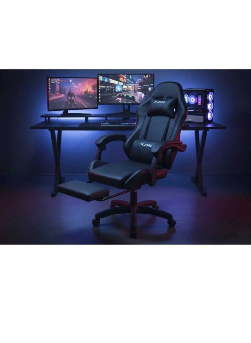Luxury Gaming Chair with Leather Backrest - Image 3