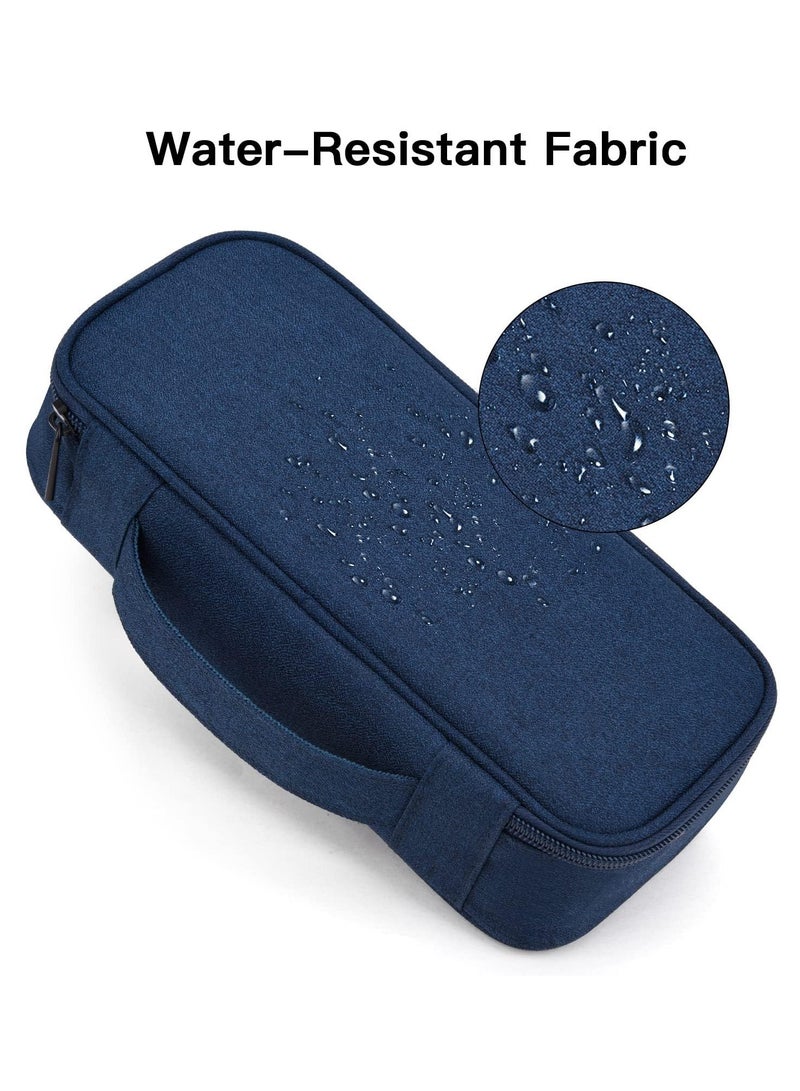 erorex Portable Cable Electronic Accessories Storage Bag Travel Gadgets Storage Case Cable Organizer Pouch Compatible for Charger USB Cables SD Memory Cards Earphone Flash Hard Drive Phone Power Bank  - Image 5