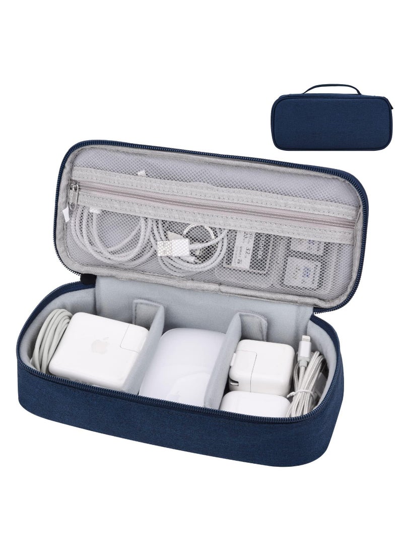 erorex Portable Cable Electronic Accessories Storage Bag Travel Gadgets Storage Case Cable Organizer Pouch Compatible for Charger USB Cables SD Memory Cards Earphone Flash Hard Drive Phone Power Bank  - Image 1