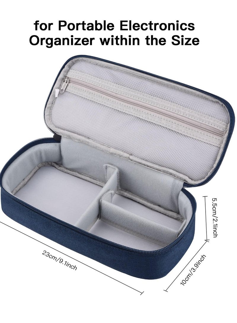 erorex Portable Cable Electronic Accessories Storage Bag Travel Gadgets Storage Case Cable Organizer Pouch Compatible for Charger USB Cables SD Memory Cards Earphone Flash Hard Drive Phone Power Bank  - Image 2