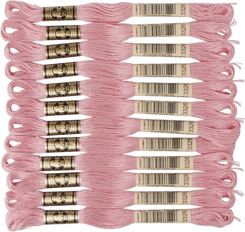 DMC 6-Strand Embroidery Cotton Floss, Light Rose - Image 1