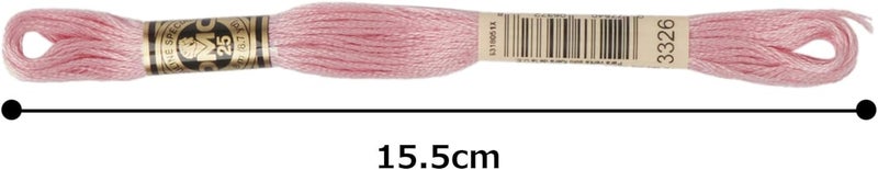 DMC 6-Strand Embroidery Cotton Floss, Light Rose - Image 4