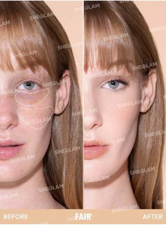 SHEGLAM Like Magic 12HR Full Coverage Concealer Fair - Image 3