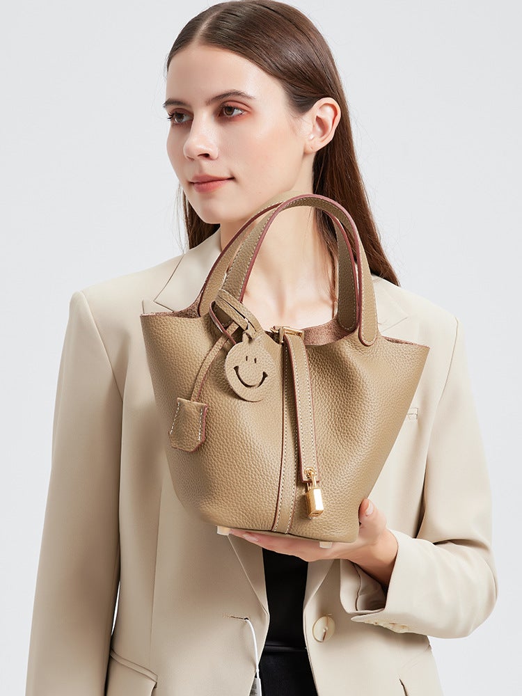 Selling Women'S Bags Fashion Versatile Basket Bucket Bag High-End Niche Design Handbag For Women - Image 2