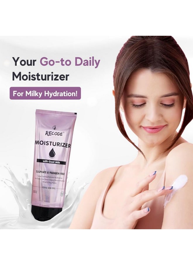 Recode recode Goat Milk Moisturizer Cream For Face & Body 100Ml | Intense Hydration For Daily Use | Non Greasy | Non Irritant | Suitable For All Skin Types  - Image 5