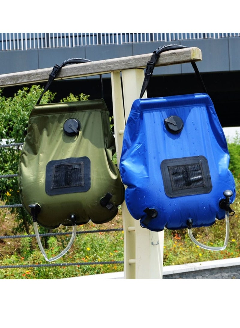 SYOSI Solar Shower Bag,5 gallons/20L Solar Heating Camping Shower Bag with Removable Hose and On-Off Switchable Shower Head for Camping Beach Swimming Outdoor Traveling Hiking - Image 3