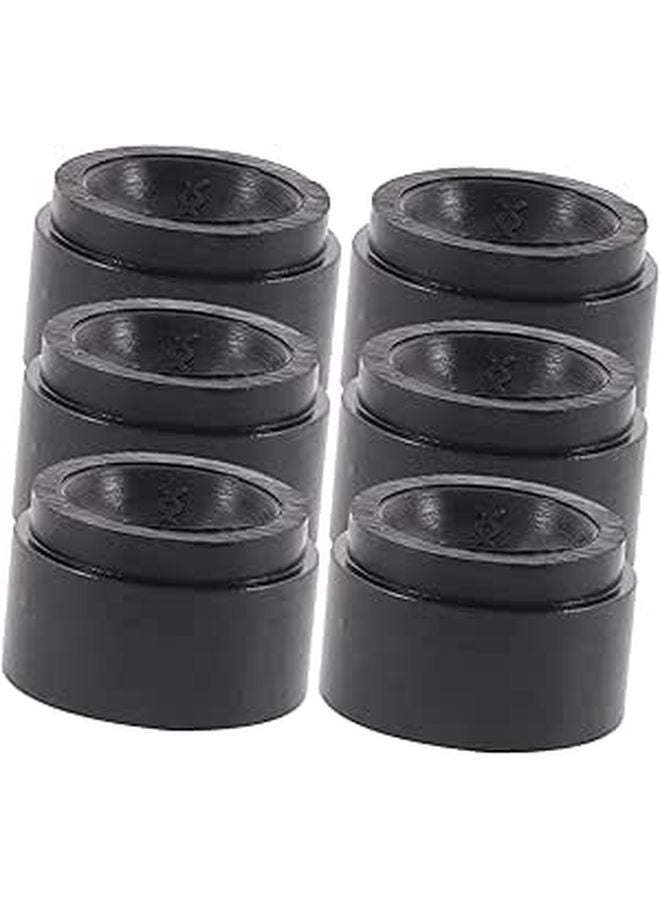 6pcs Car Engine Cover Shock Absorber Buffer Pad Set Soundproof Insulation Kit - Image 1