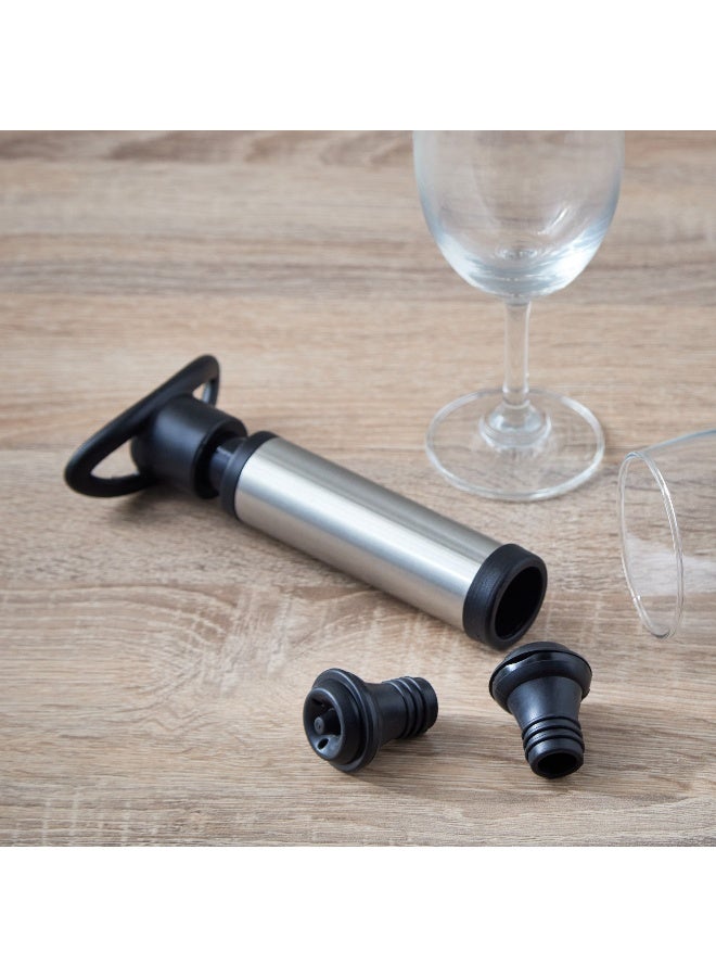 Home Box Barwell 3-Piece Vacuum Pump and Cork Set 16 x 3.7 x 8.3 cm - Image 2