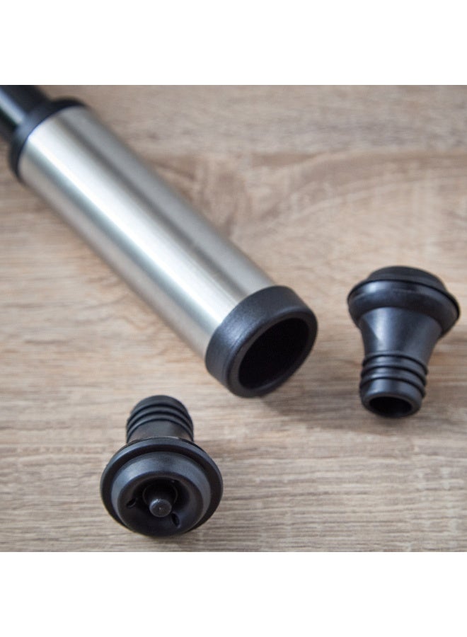 Home Box Barwell 3-Piece Vacuum Pump and Cork Set 16 x 3.7 x 8.3 cm - Image 3