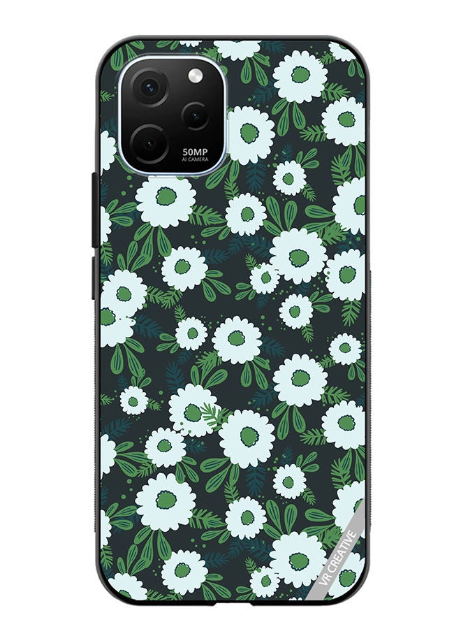 VR CREATIVE Protective Case Cover For Huawei Enjoy 50z Floral Pattern Based On Traditional Folk Art Ornaments Design Multicolour - Image 1