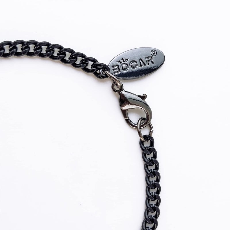 Bocar Long Necklaces for Women Trendy, Boho Layered Crystal Beaded Collar Necklaces for Women, Fashion Statement Necklaces Jewelry (NK-10084-Pirate Black) - Image 4