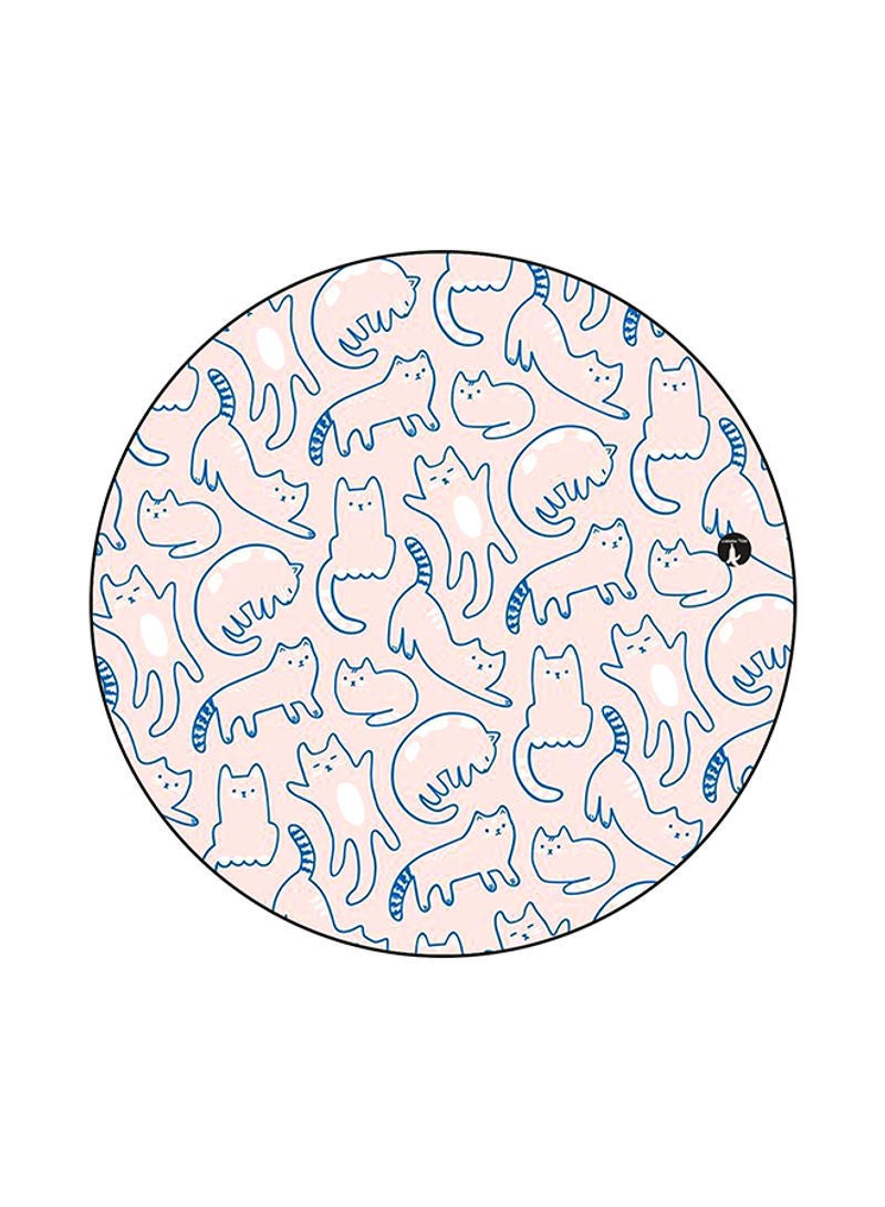 RKN Printed Round Mouse Pad Multicolor