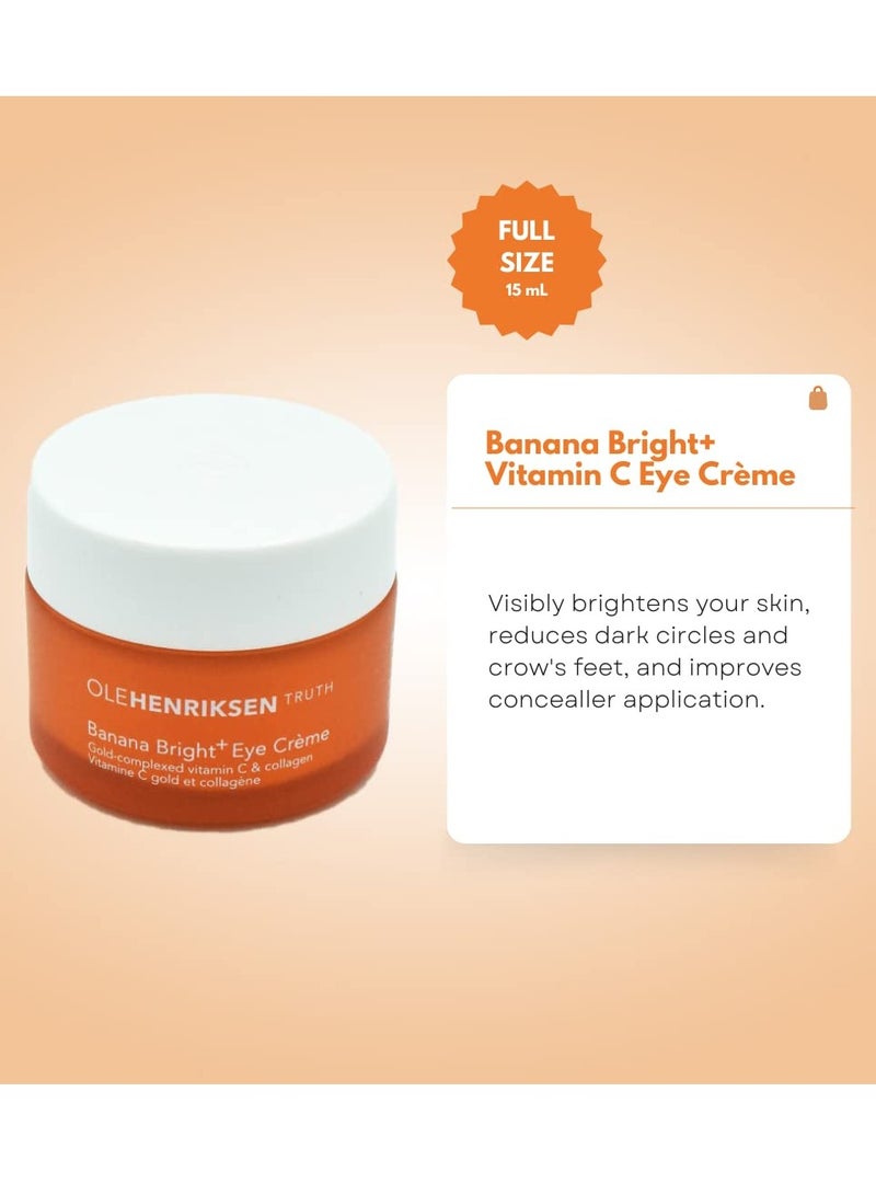 Ole Henriksen Ole Henriksen Olehenriksen Banana Bright+ Vitamin C Eye Crème 0.5 oz, 0.50 Ounce (Pack of 1) - Image 2