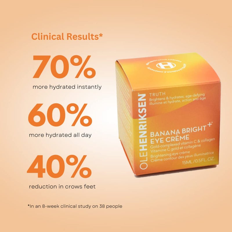Ole Henriksen أولي هينريكسن كريم العين بانا برايت+ فيتامين سي 0.5 أونصة (عبوة من 1) - Image 4