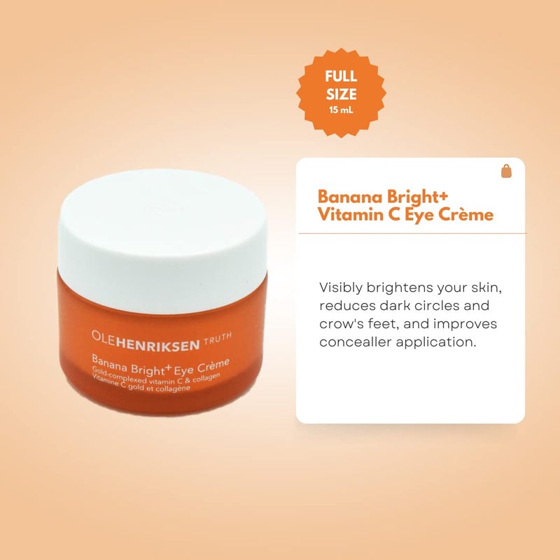 Ole Henriksen أولي هينريكسن كريم العين بانا برايت+ فيتامين سي 0.5 أونصة (عبوة من 1) - Image 2