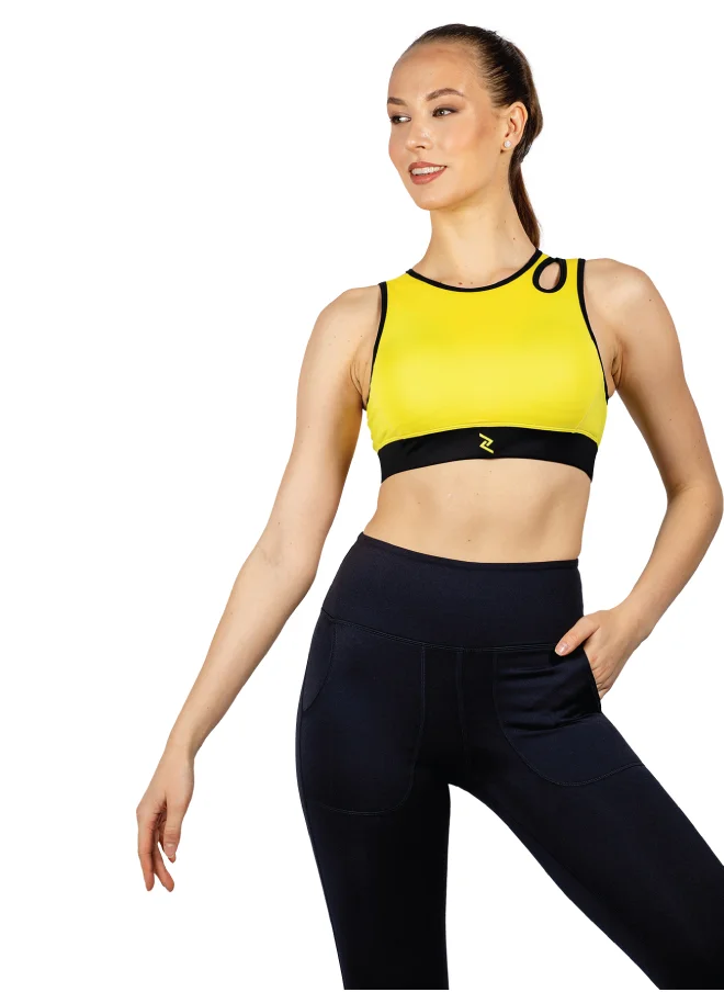 زيسي Women's High-Support Padded Sports Bra