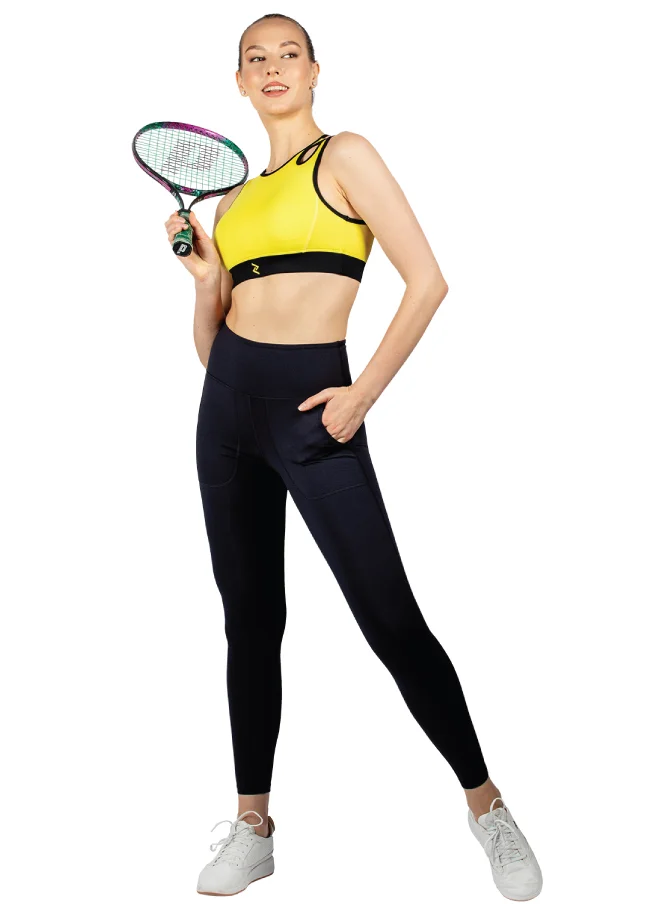 زيسي Women's High-Support Padded Sports Bra