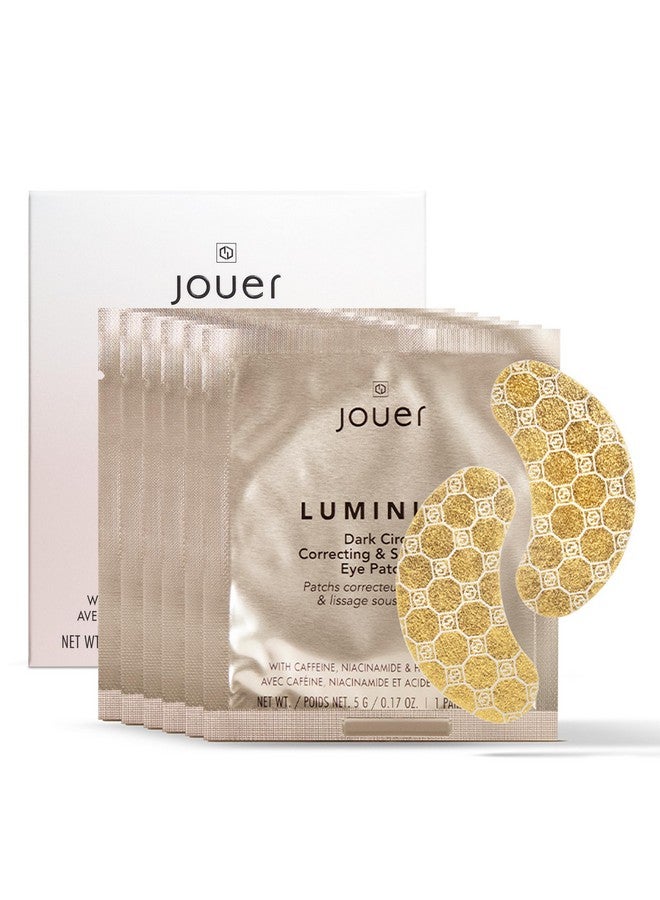 جوير لصقات العين المضيئة لتصحيح وتنعيم الهالات السوداء، لصقات العين بالكافيين لعلاج الهالات السوداء والانتفاخات، لصقات قناع تحت العين لعلاج التجاعيد - Image 1