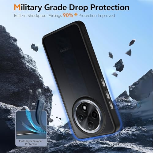 KARWAN®️ Shockproof Back Case Cover for Oppo F27 Pro 5G | Camera Protection Bump |Shockproof Back Case Cover for Oppo F27 Pro 5G - Black - Image 3