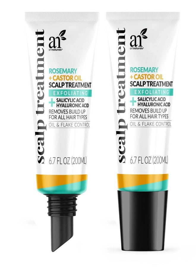 Artnaturals Rosemary + Castor Oil Scalp Treatment- Gentle Formula for Sensitive Scalps, Reduces Flakiness & Supports Hair Restoration - Image 1
