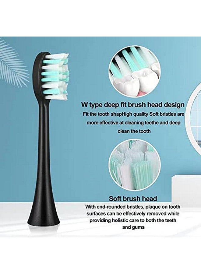 KINGHEROES Kingeroes Replacement Brush Head 4 Brush Heads In A Box Black - Image 3