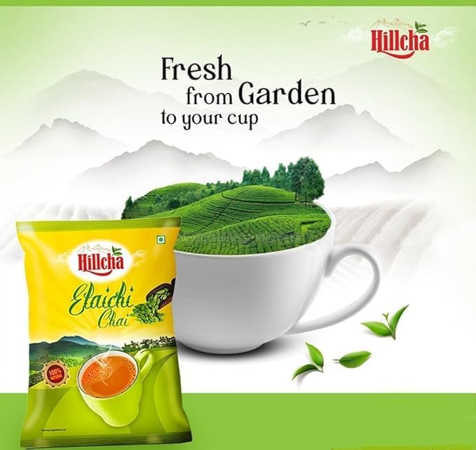 Hillcha Combo Of Elaichi Chai and Royal 250gm each Pack of 2 Pcs - Image 5
