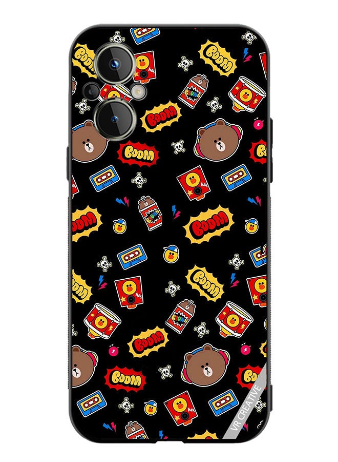 VR CREATIVE Protective Case Cover For OnePlus Nord N20 5G Boom Design Multicolour - Image 1