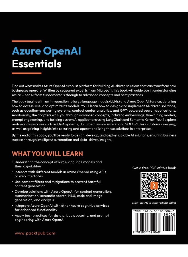 Azure OpenAI Essentials: A practical guide to unlocking generative AI-powered innovation with Azure OpenAI  - Image 2